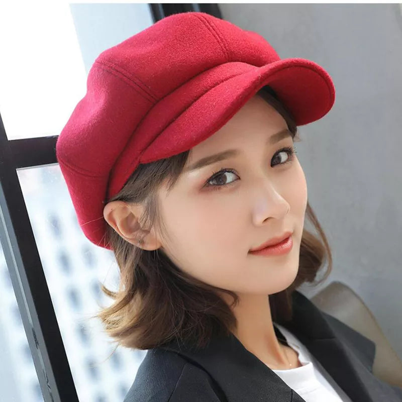 Retro Balloon Hat - Verna-Red-State of Style