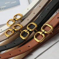 Retro Buckle Designer Belt | Chic & Adjustable-Black-State of Style