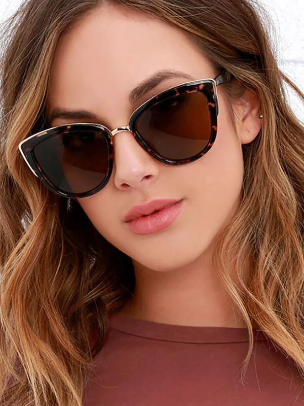 Retro Cat Eye Sunglasses | Vintage Glamour & UV Protection-Leopard-State of Style
