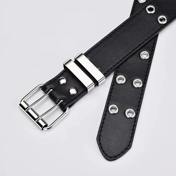 Retro Decorative Punk Belt | Genuine Leather & Adjustable-Brown-State of Style