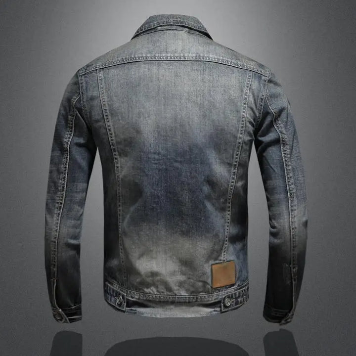 Retro denim jacket in vintage style – Jasper-S-State of Style