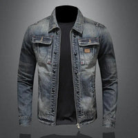 Retro denim jacket in vintage style – Jasper-S-State of Style