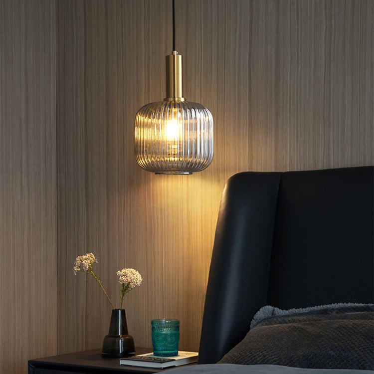 Retro Glass Pendant Lamp - ColorVibe-Brown-A-State of Style