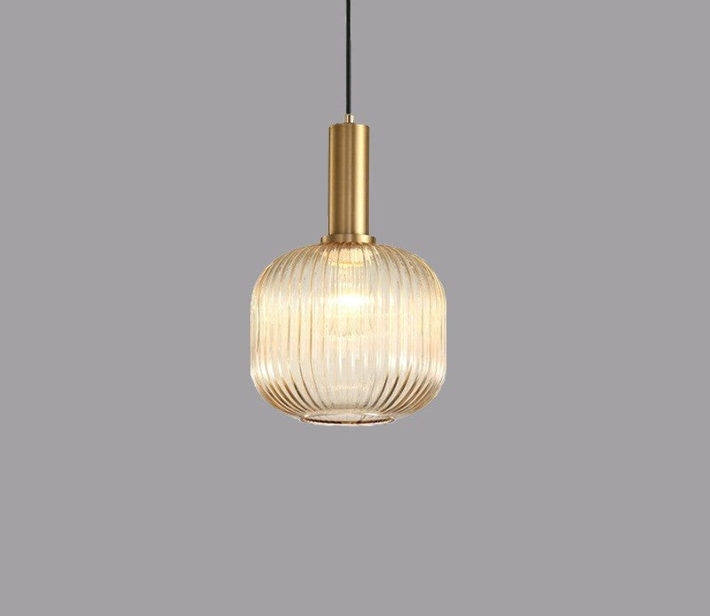 Retro Glass Pendant Lamp - ColorVibe-Brown-A-State of Style