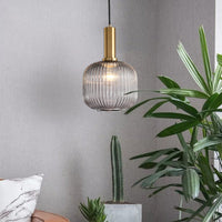 Retro Glass Pendant Lamp - ColorVibe-Brown-A-State of Style