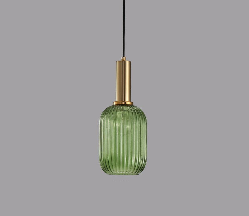Retro Glass Pendant Lamp - ColorVibe-Brown-A-State of Style