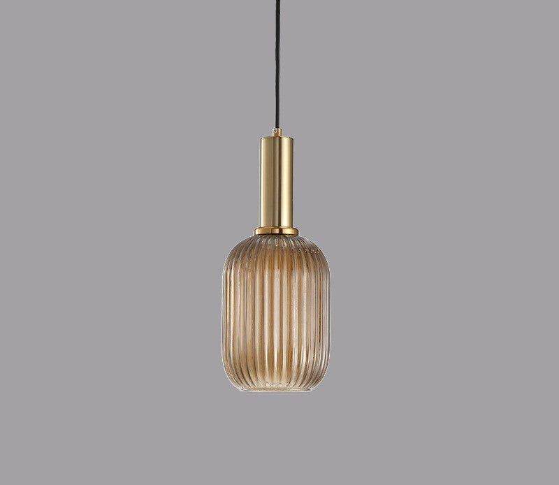 Retro Glass Pendant Lamp - ColorVibe-Brown-A-State of Style