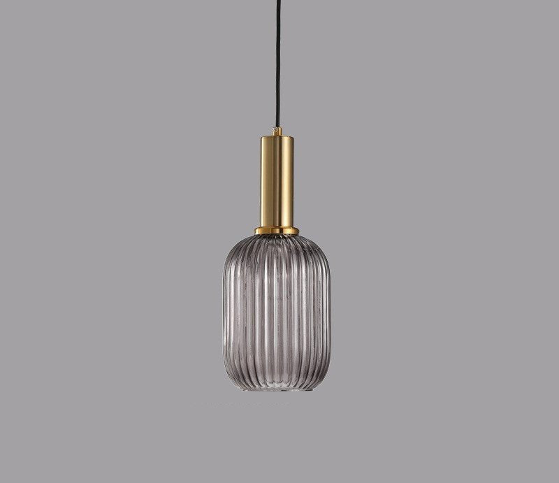 Retro Glass Pendant Lamp - ColorVibe-Brown-A-State of Style