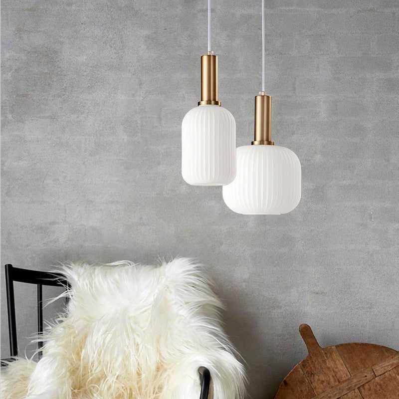 Retro Glass Pendant Lamp - ColorVibe-Brown-A-State of Style