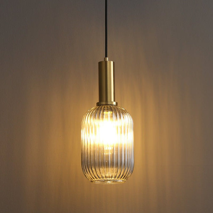 Retro Glass Pendant Lamp - ColorVibe-Brown-A-State of Style