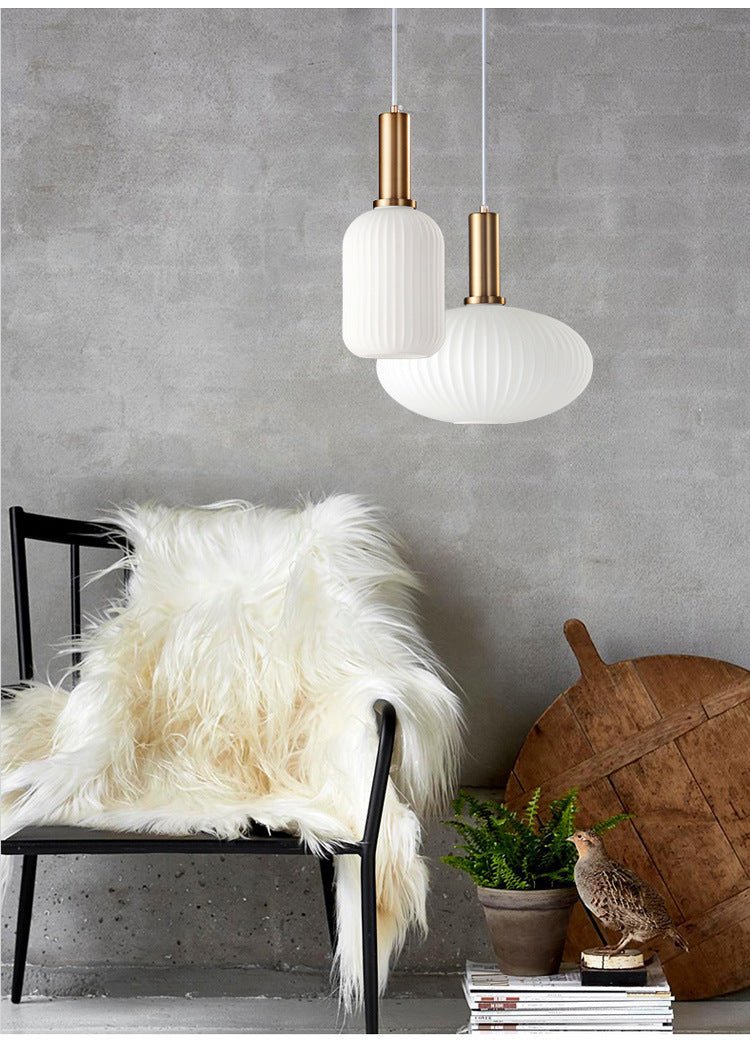 Retro Glass Pendant Lamp - ColorVibe-Brown-A-State of Style