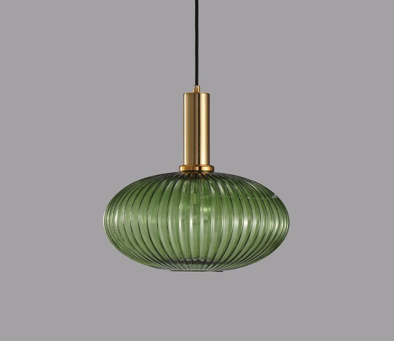 Retro Glass Pendant Lamp - ColorVibe-Green-C-State of Style