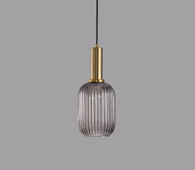 Retro Glass Pendant Lamp - ColorVibe-Grey-A-State of Style