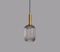 Retro Glass Pendant Lamp - ColorVibe-Grey-A-State of Style