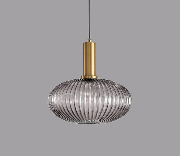 Retro Glass Pendant Lamp - ColorVibe-Grey-C-State of Style