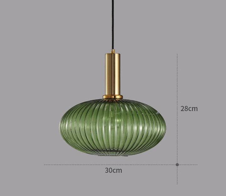 Retro Glass Pendant Light - ColorVibe-Green-C-State of Style