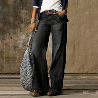 Retro High-Waist Women’s Denim Jeans - Emma-Black-XS-State of Style