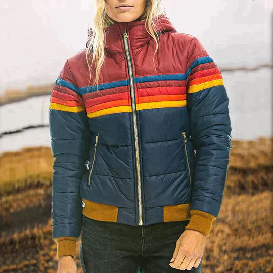 Retro Ladies Parka - Isabella-Dark blue-XS-State of Style