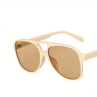 Retro Large Frame Sunglasses – Vintage Oversized Shades-Beige Tea-State of Style