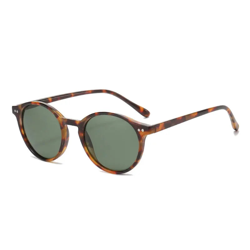 Retro Round Polarised Sunglasses - SunnyStyle-Dark Brown/Gray-State of Style