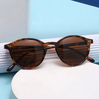 Retro Round Polarised Sunglasses - SunnyStyle-White/Gray-State of Style