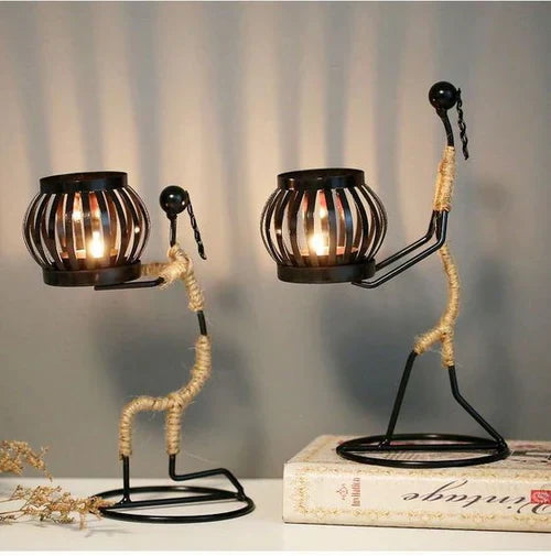 Retro & Stylish Candle Holder - VintageMan-The Protector-State of Style