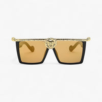 Retro sunglasses with lion style – Ferrox-Gold-State of Style