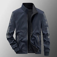 Reversible Waterproof Men's Summer Jacket - Thijs-Dark blue-S-State of Style