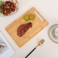 Reversible Wooden Cutting and Serving Board - DualWood-15 × 20 cm-State of Style