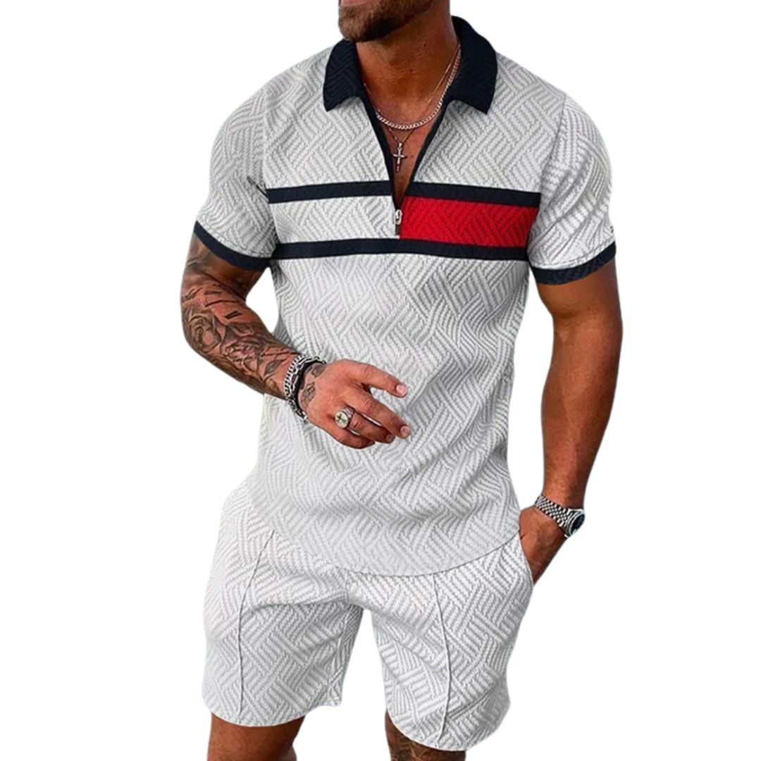 Rex Lounge Set | 2-Piece & Comfortable-White-S-State of Style