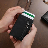 RFID-Protected Slim Wallet – CoreSlide-Black-State of Style