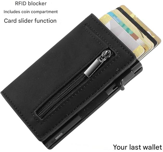 RFID-Protected Slim Wallet – CoreSlide-Black-State of Style