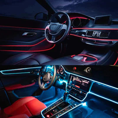 RGB Interior Lighting for Car - GlowLine-Light blue-State of Style