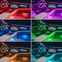 RGB Interior Lighting for Car - GlowLine-Light blue-State of Style