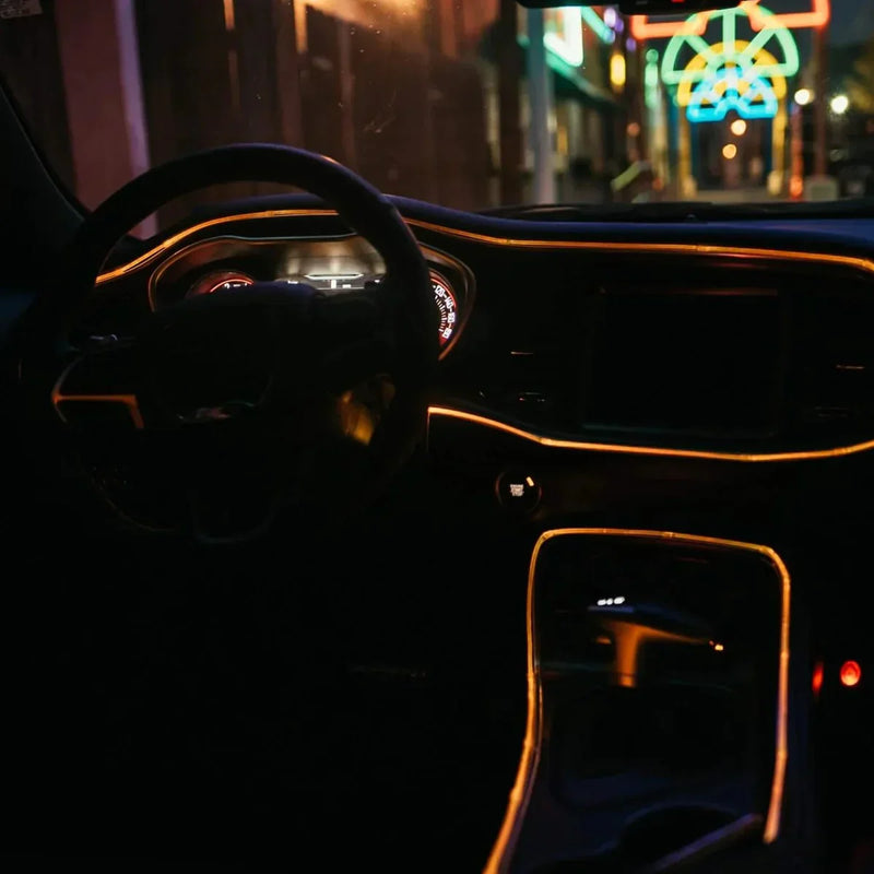 RGB Interior Lighting for Car - GlowLine-Light blue-State of Style