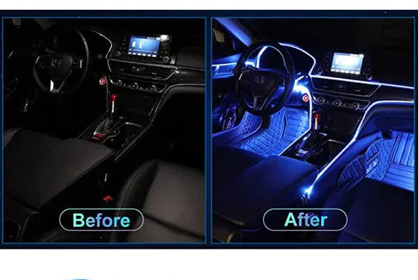 RGB Interior Lighting for Car - GlowLine-Light blue-State of Style
