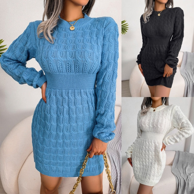 Ribbed Bodycon Dress | Elegant, Flattering & Stylish-Black-S-State of Style