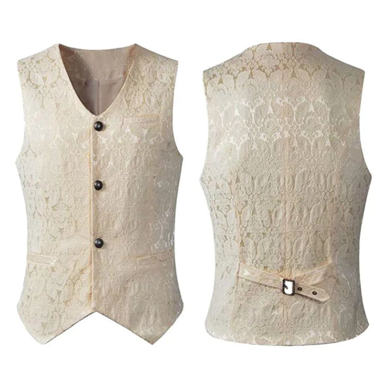Ricardo Traditional Vest – Victorian Gothic Waistcoat with Vintage Charm-Blue-S-State of Style