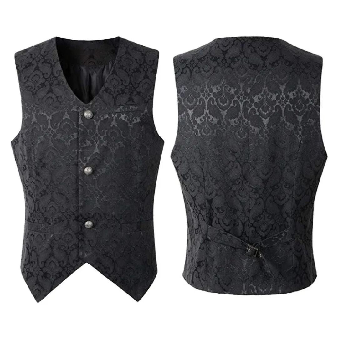 Ricardo Traditional Vest – Victorian Gothic Waistcoat with Vintage Charm-Blue-S-State of Style