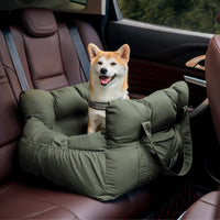 RoadTrip Pet Bolster - Pet Car Seat-Double-Dark Green-State of Style