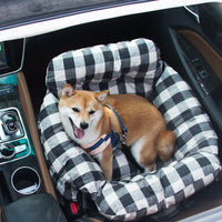 RoadTrip Pet Bolster - Pet Car Seat-Single-Plaid-State of Style