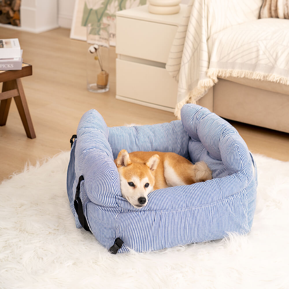 RoadTrip Pet Bolster - Pet Car Seat-Single-Plaid-State of Style