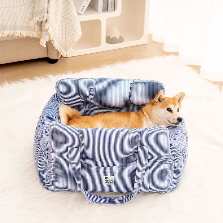 RoadTrip Pet Bolster - Pet Car Seat-Single-Plaid-State of Style