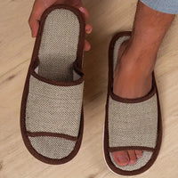 Rob - Mesh Comfort Pantoffels-Lichtbruin-37-38-State of Style