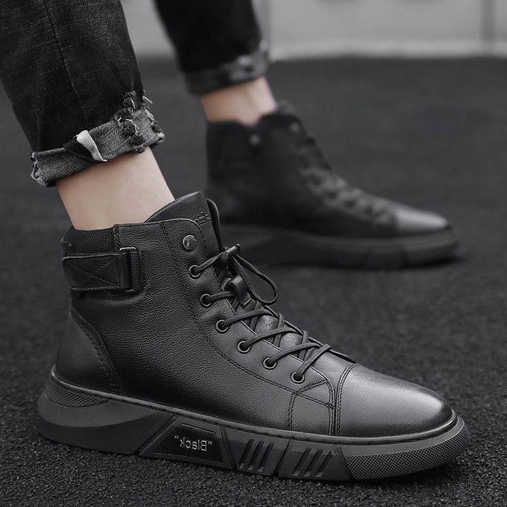 Robust Black Men's Shoes - Maxwell-6-State of Style