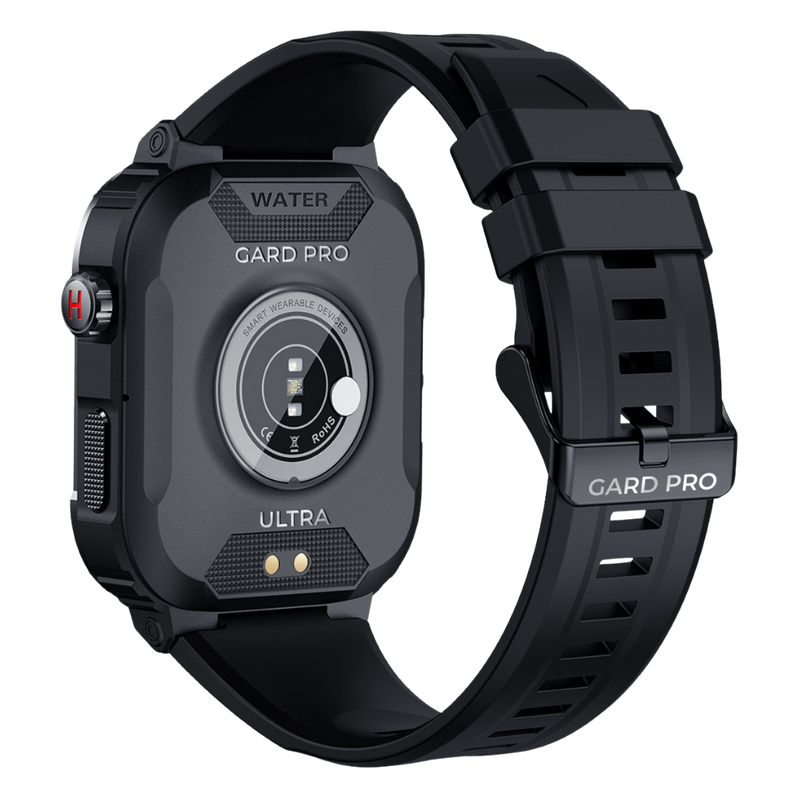 Robust Smartwatch for Men - IronPulse X1-Black-State of Style