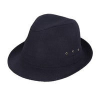 Roger Traditional Hat – Classic Fedora with Checkered Pattern-Black-57-State of Style