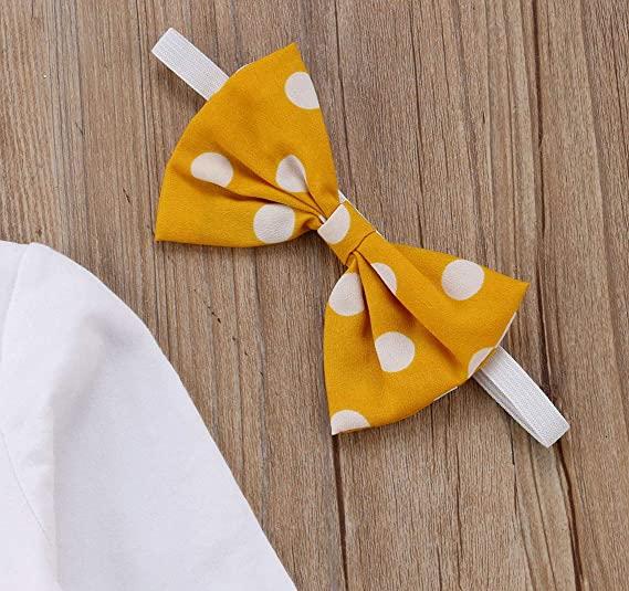 Baby outfit with text & ruffled bottoms – Autumn Magic set