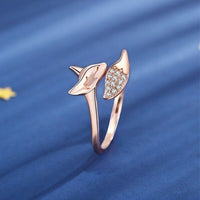 Rosé Silver Fox Ring - Finn (1+1 FREE)-5-State of Style