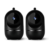 Rotating WiFi Indoor Camera – HomeView Mini-Black-2 Pack-State of Style